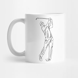 GOLF LINE ART Mug